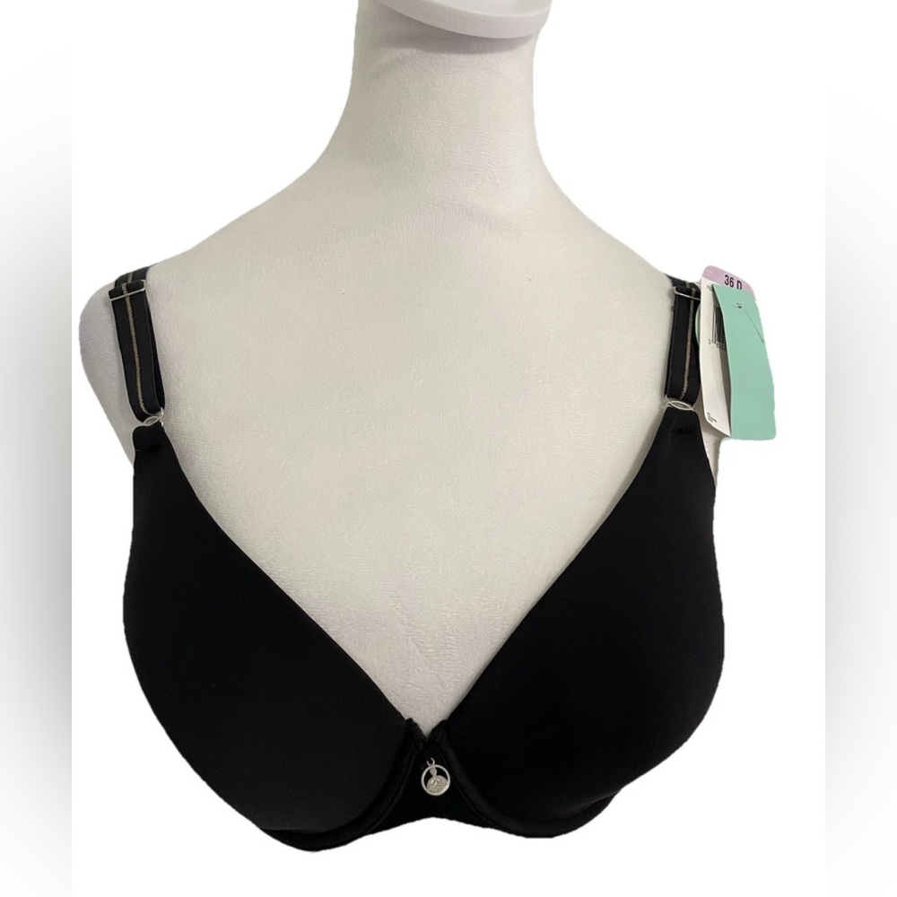 RARE NWT VANITY FAIR BODY BREATHE SILVER Demi Contour Underwire 36D Bra 75257